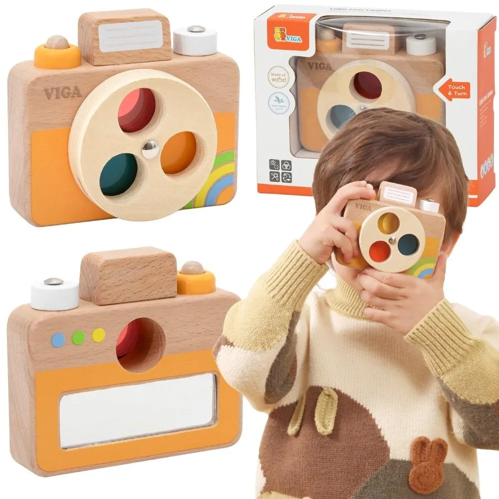 „VIGA“ medinis fotoaparatas – spalvos ir garsai
